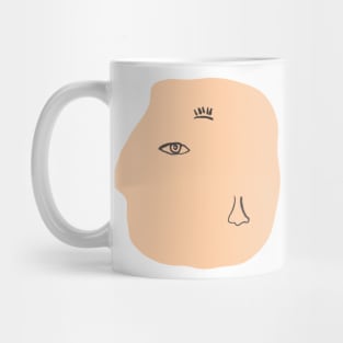 Ghost boo-Funny Face Mug